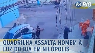 Quadrilha assalta homem à luz do dia em Nilópolis