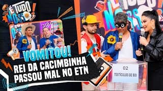 Rei da Cacimbinha vomita no Puro Suco | É Tudo Nosso 09/08/24