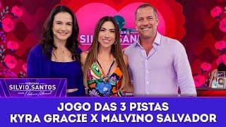 Jogo das 3 Pistas: Kyra Gracie x Malvino Salvador | Programa Silvio Santos (08/06/25)