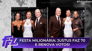 Roberto Justus faz festa luxuosa de renovação de votos e reune ex-mulheres | Fofocalizando 01/05/25