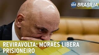 Prisão errada: Alexandre de Moraes recua e manda liberar prisioneiro do 8 de janeiro | SBT Brasília