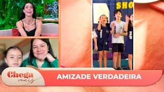Vídeo fofo da amizade entre Ana Carolina e Natan viraliza | Chega Mais (22/07/24)