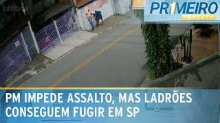 PM à paisana impede assalto em Mauá, na Grande SP | Primeiro Impacto (15/04/24)