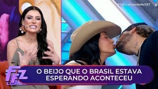Ana Castela e Zé Felipe protagonizam momento romântico no Domingo Legal | Fofocalizando 20/10/25