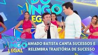 Amado Batista retorna ao palco do Domingo Legal após 30 anos | Domingo Legal (06/10/24)