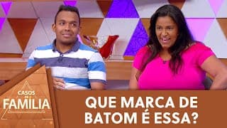 Marido explica marca de batom na camiseta e não convence | Casos de Família (23/02/23)