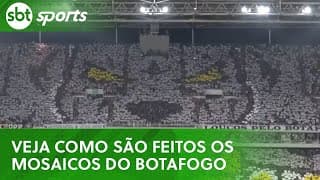 Entenda como são feitos os mosaicos da torcida do Botafogo | SBT Sports (07/07/24)