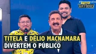 Os comediantes Titela e Délio Macnamara animam o Gol Show | Programa do Ratinho (22/07/25)