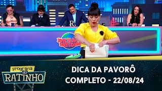 Pavorô ensina a fazer caixa organizadora com sacola de papel | Programa do Ratinho (22/08/24)