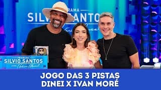 Jogo das 3 Pistas: Dinei x Ivan Moré | Programa Silvio Santos (09/02/25)