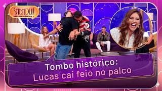 Lucas Guedez leva tombo ao se arriscar no skate | Sabadou com Virginia (06/09/25)