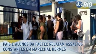 Pais e alunos da Faetec relatam assaltos constantes em Marechal Hermes