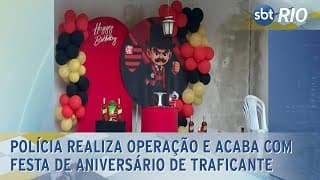 Polícia realiza operação e acaba com festa de aniversário de traficante