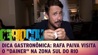 Dica gastronômica: Rafa Paiva visita o "Dainer" na Zona Sul do Rio