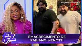 Fabiano Menotti choca com antes e depois de emagrecimento | Fofocalizando 11/07/25
