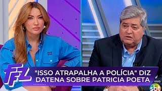 Datena comenta polêmica sobre Patricia Poeta | Fofocalizando (07/03/25)