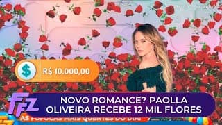 Paolla Oliveira recebe caminhão de rosas vermelhas | Fofocalizando (16/01/26)