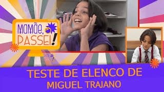 Miguel Trajano reage ao seu teste para a novela "A Caverna Encantada " | Mamãe, Passei!