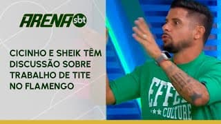 Cicinho e Sheik têm discussão acalorada sobre trabalho de Tite no Flamengo | Arena SBT (06/05/2024)