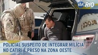 Policial suspeito de integrar milícia no Catiri é preso na Zona Oeste