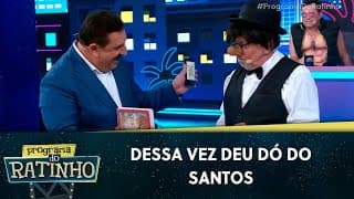 O Ratinho descobriu o truque do Santos e destruiu a mágica | Programa Do Ratinho