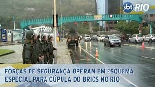 Forças de segurança operam em esquema especial para cúpula do BRICS no Rio
