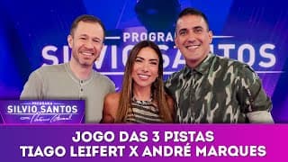 Jogo das 3 Pistas: Tiago Leifert x André Marques | Programa Silvio Santos (16/02/25)