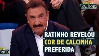 Ratinho revela qual sua cor de calcinha preferida | Programa do Ratinho (02/05/25)