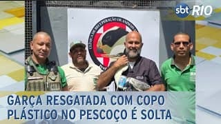 Garça resgatada com copo plástico no pescoço é solta