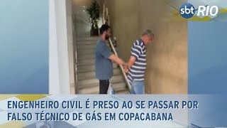 Engenheiro civil é preso ao se passar por falso técnico de gás em Copacabana