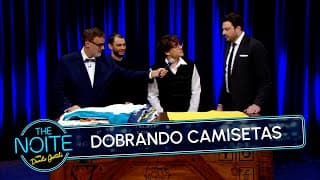 Recorde da Audiência: o jeito certo de dobrar camisetas | The Noite (17/07/25)