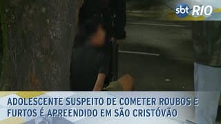 Adolescente suspeito de cometer roubos e furtos é apreendido em São Cristóvão