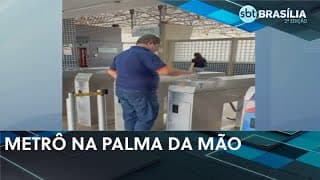 Metrô do DF vai reconhecer usuários pela palma da mão | SBT Brasília 2ª ed