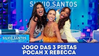 Jogo das 3 Pistas: Pocah x Rebecca | Programa Silvio Santos (30/06/24)