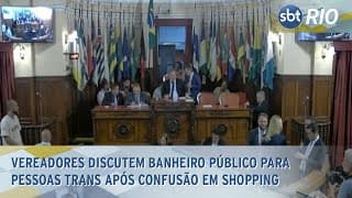 Vereadores discutem banheiro público para pessoas trans após confusão em shopping