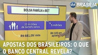 Dados do Banco Central detalham apostas feitas pelos brasileiros nas famosas "bets" | SBT Brasília