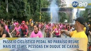 Passeio ciclístico pedal no paraíso reúne mais de 17 mil pessoas em Duque de Caxias