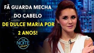 Dulce Maria conta que fã guardou seu cabelo por 2 anos | The Noite (20/06/25)