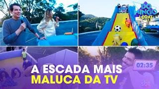 A escada mais maluca da tv desafia competidores no Tô Liso | Domingo Legal (19/04/26)