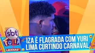 IZA curte Carnaval em São Paulo ao lado do namorado, Yuri Lima | SBT Folia (02/03/25)