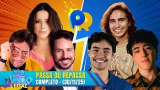 TIME SÉRGIO ABREU X ENZO RABELO no Passa ou Repassa | Domingo Legal (30/11/25)