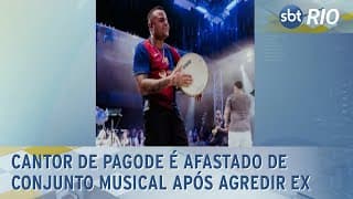 Cantor de pagode é afastado de conjunto musical após agredir ex