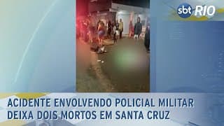 Acidente envolvendo policial militar deixa dois mortos em Santa Cruz
