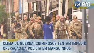 CLIMA DE GUERRA! Criminosos tentam impedir operação da polícia em Manguinhos