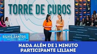 Nada Além de 1 Minuto: participante Liliane | Programa Silvio Santos (30/06/24)