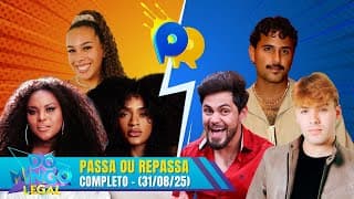 TIME PATRÍCIA RAMOS vs LUCAS PIZANE no Passa ou Repassa | Domingo Legal (31/08/25)