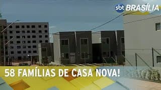 Governador do DF entrega 58 unidades do programa Morar Bem no Alto Mangueiral | SBT Brasília