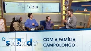 Felipe Malta recebe a Família Campolongo para um papo mega especial| É Sábado 07/01/2022