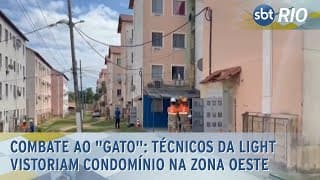Combate ao "Gato": Técnicos da Light vistoriam condomínio na Zona Oeste