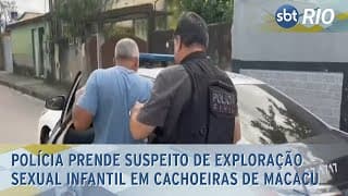 Polícia prende suspeito de exploração sexual infantil em Cachoeiras de Macacu